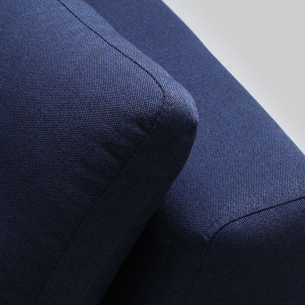 Customform Divano 3 posti in tessuto Ambient Blu