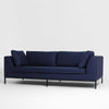 Customform Divano 3 posti in tessuto Ambient Blu