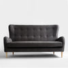 Customform Divano 3 posti in tessuto Cozyboy Grigio