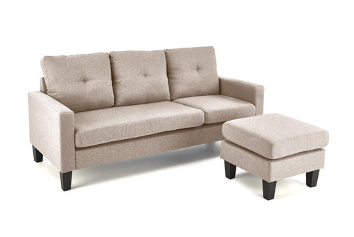 Halmar Divano 3 posti in tessuto Gerson Beige