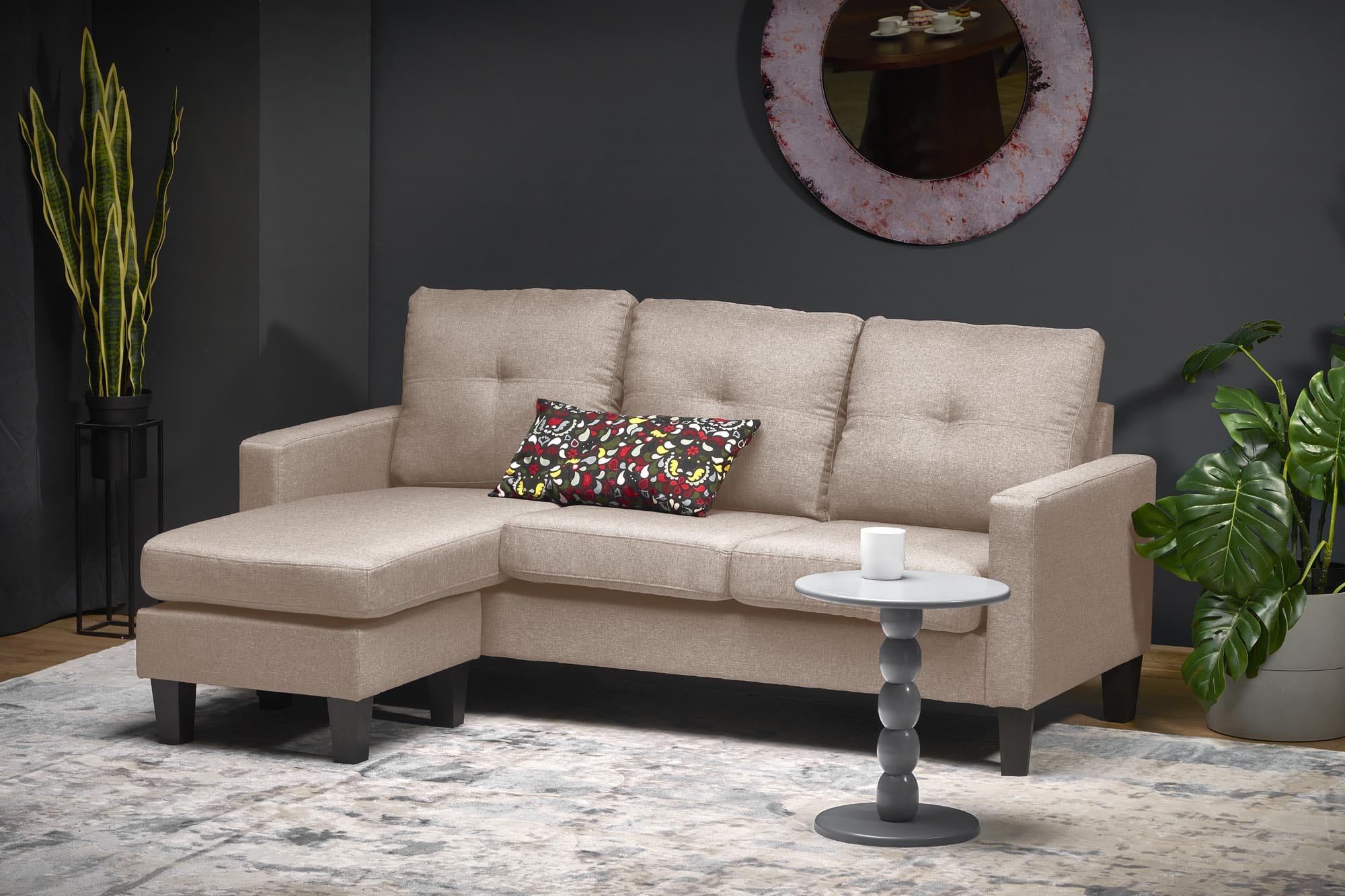 Halmar Divano 3 posti in tessuto Gerson Beige