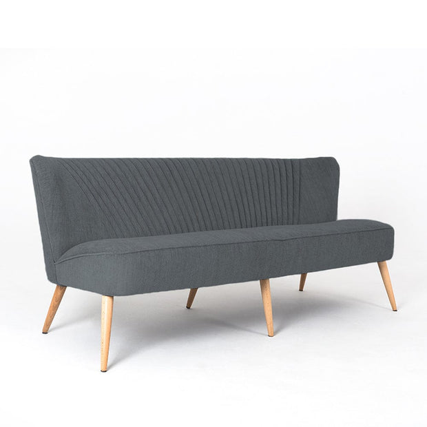 Customform Divano 3 posti in tessuto Harry Grigio