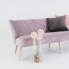 Customform Divano 3 posti in tessuto Harry Lilla