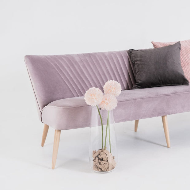 Customform Divano 3 posti in tessuto Harry Lilla