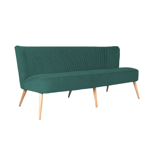 Customform Divano 3 posti in tessuto Harry Verde