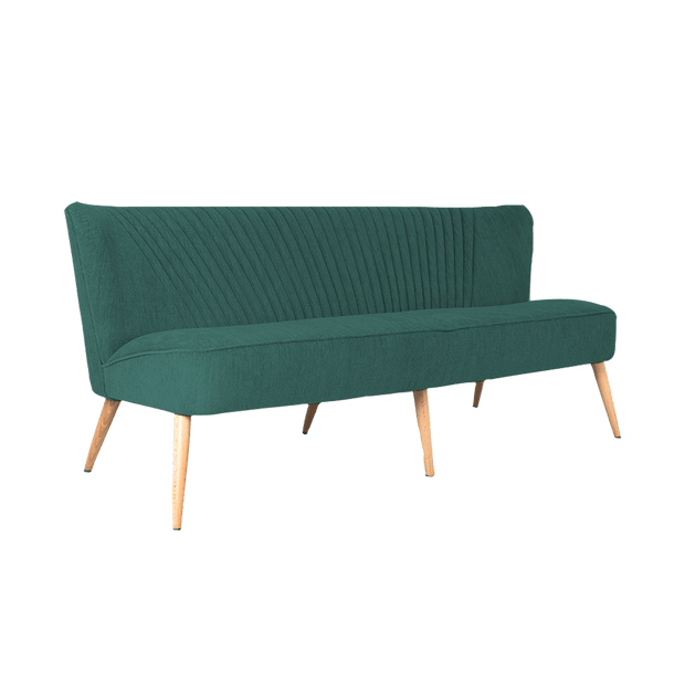 Customform Divano 3 posti in tessuto Harry Verde
