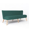 Customform Divano 3 posti in tessuto Harry Verde