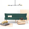 Customform Divano 3 posti in tessuto Harry Verde