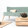 Customform Divano 3 posti in tessuto Harry Verde