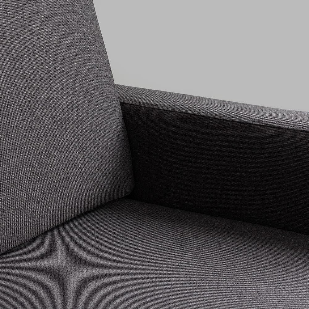 Customform Divano 3 posti in tessuto Scandic Antracite