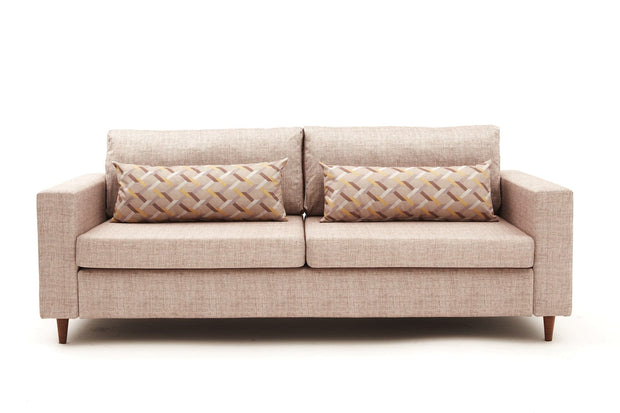 Asir Divano 3 posti in tessuto Step Crema