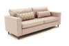 Asir Divano 3 posti in tessuto Step Crema