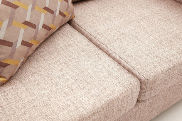 Asir Divano 3 posti in tessuto Step Crema