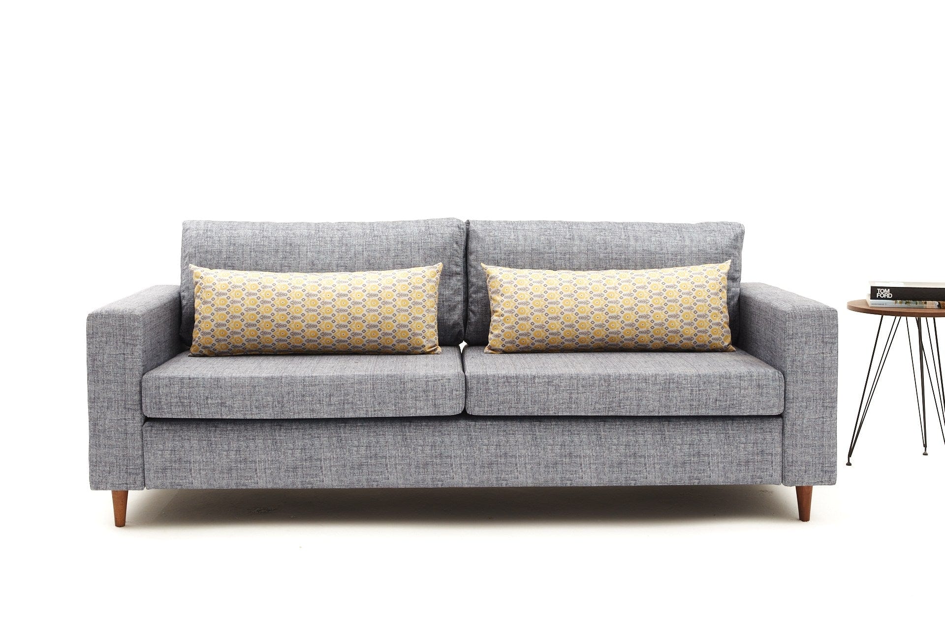 Asir Divano 3 posti in tessuto Step Grigio
