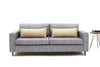 Asir Divano 3 posti in tessuto Step Grigio