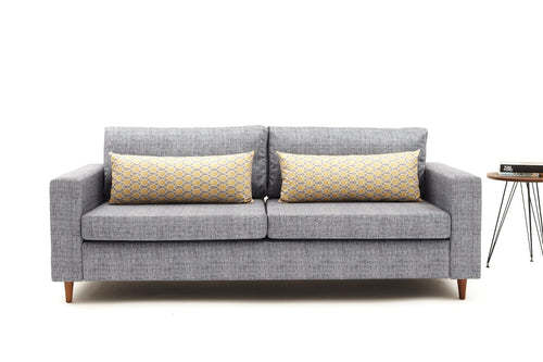 Asir Divano 3 posti in tessuto Step Grigio