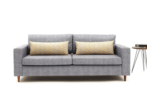 Asir Divano 3 posti in tessuto Step Grigio