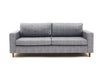 Asir Divano 3 posti in tessuto Step Grigio