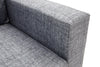Asir Divano 3 posti in tessuto Step Grigio