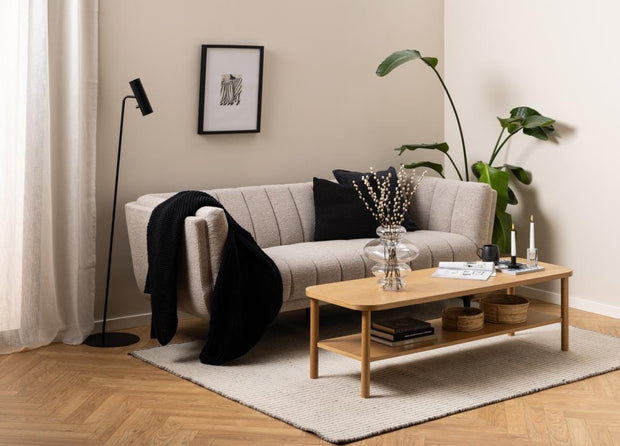Actona Divano 3 posti in tessuto Tampa Beige