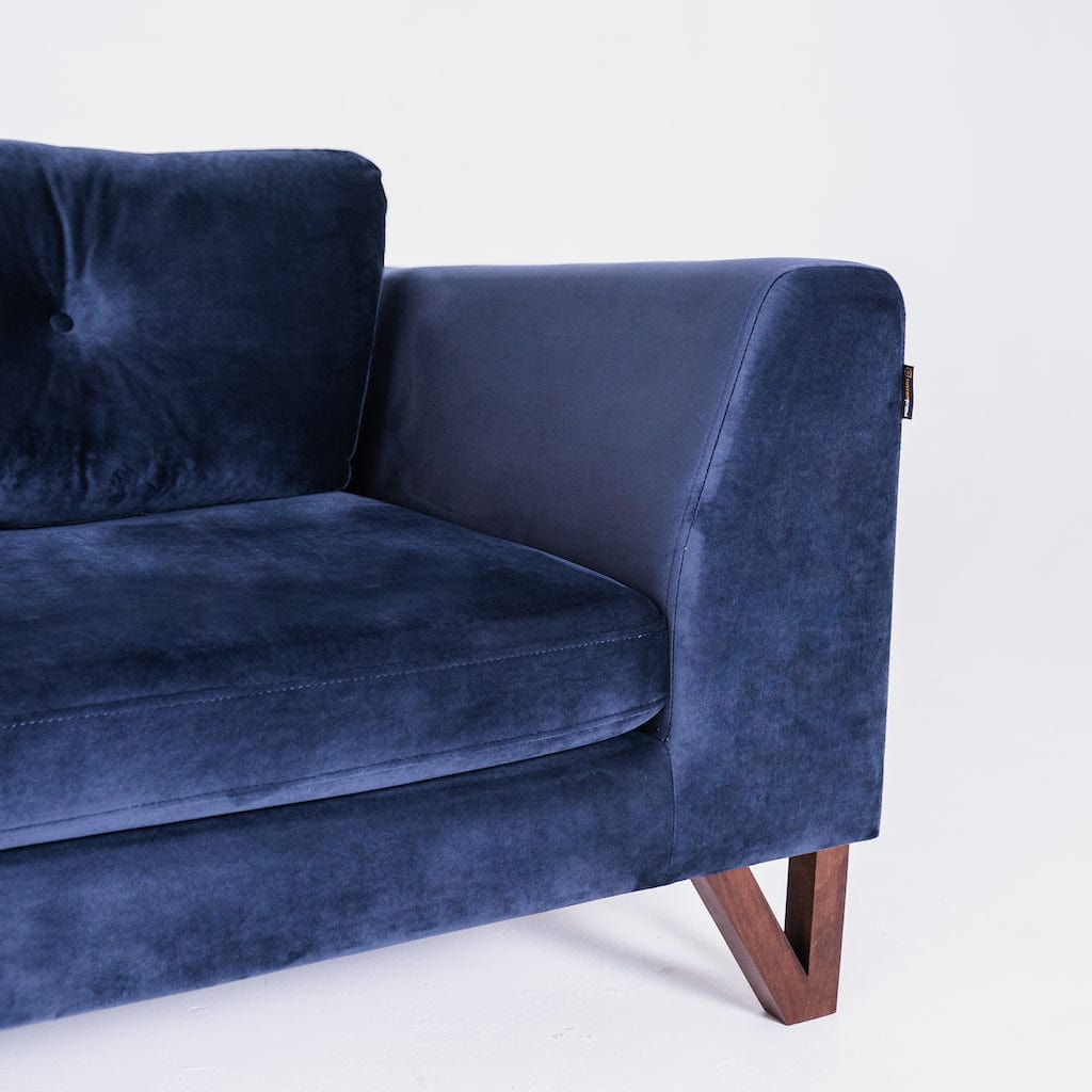 Customform Divano 3 posti in tessuto Willy Violetto