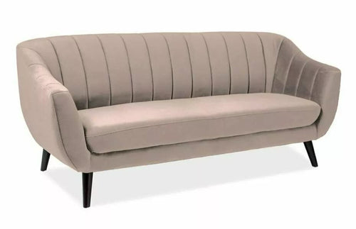 Signal Divano 3 posti in velluto Elite 3 Beige