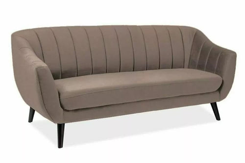 Signal Divano 3 posti in velluto Elite 3 Beige