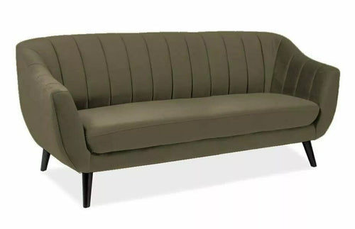 Signal Divano 3 posti in velluto Elite 3 Beige