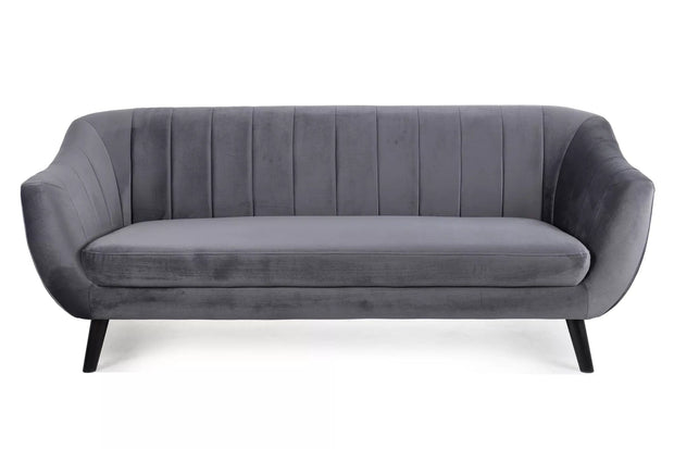 Signal Divano 3 posti in velluto Elite 3 Grigio