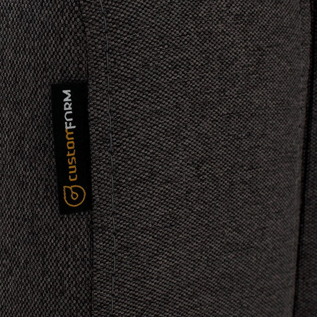 Customform Divano Angolare a destro, 3 posti, in tessuto Scandic Small Antracite