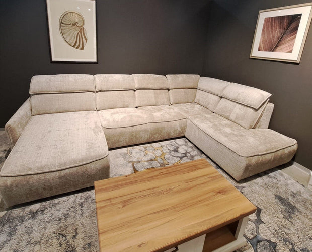 Wersal Divano Angolare a destro 6 posti Magus XL Beige