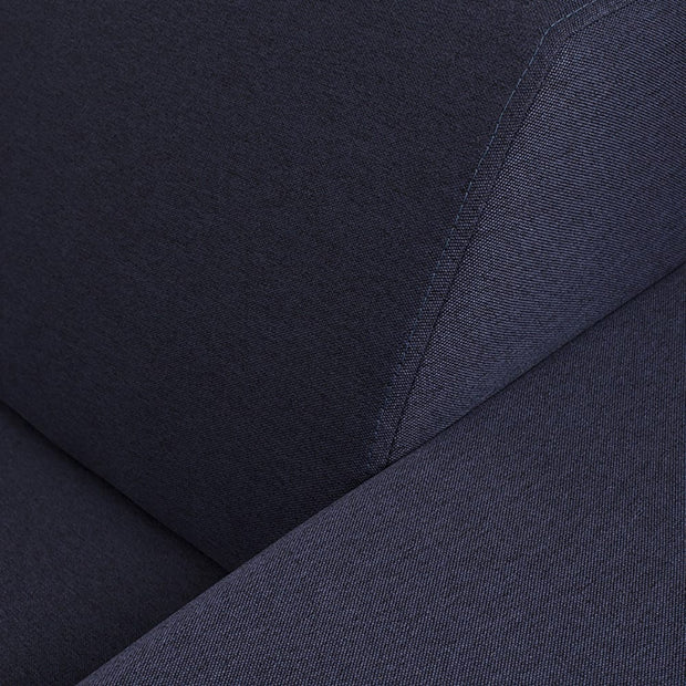 Customform Divano Angolare Letto a sinistro, 3 posti, in tessuto Atlantica Blu