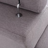 Customform Divano Angolare Letto a sinistro, 3 posti, in tessuto Atlantica Grigio
