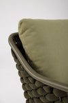 Bizzotto Divano da giardino 2 posti Everly Verde