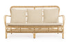 Bizzotto Divano da giardino 2 posti Florisel Beige