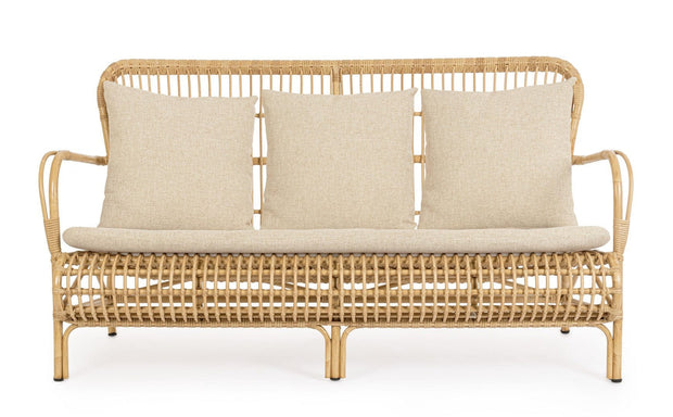 Bizzotto Divano da giardino 2 posti Florisel Beige
