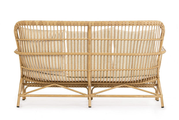 Bizzotto Divano da giardino 2 posti Florisel Beige