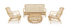Bizzotto Divano da giardino 2 posti Florisel Beige