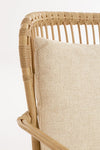 Bizzotto Divano da giardino 2 posti Florisel Beige