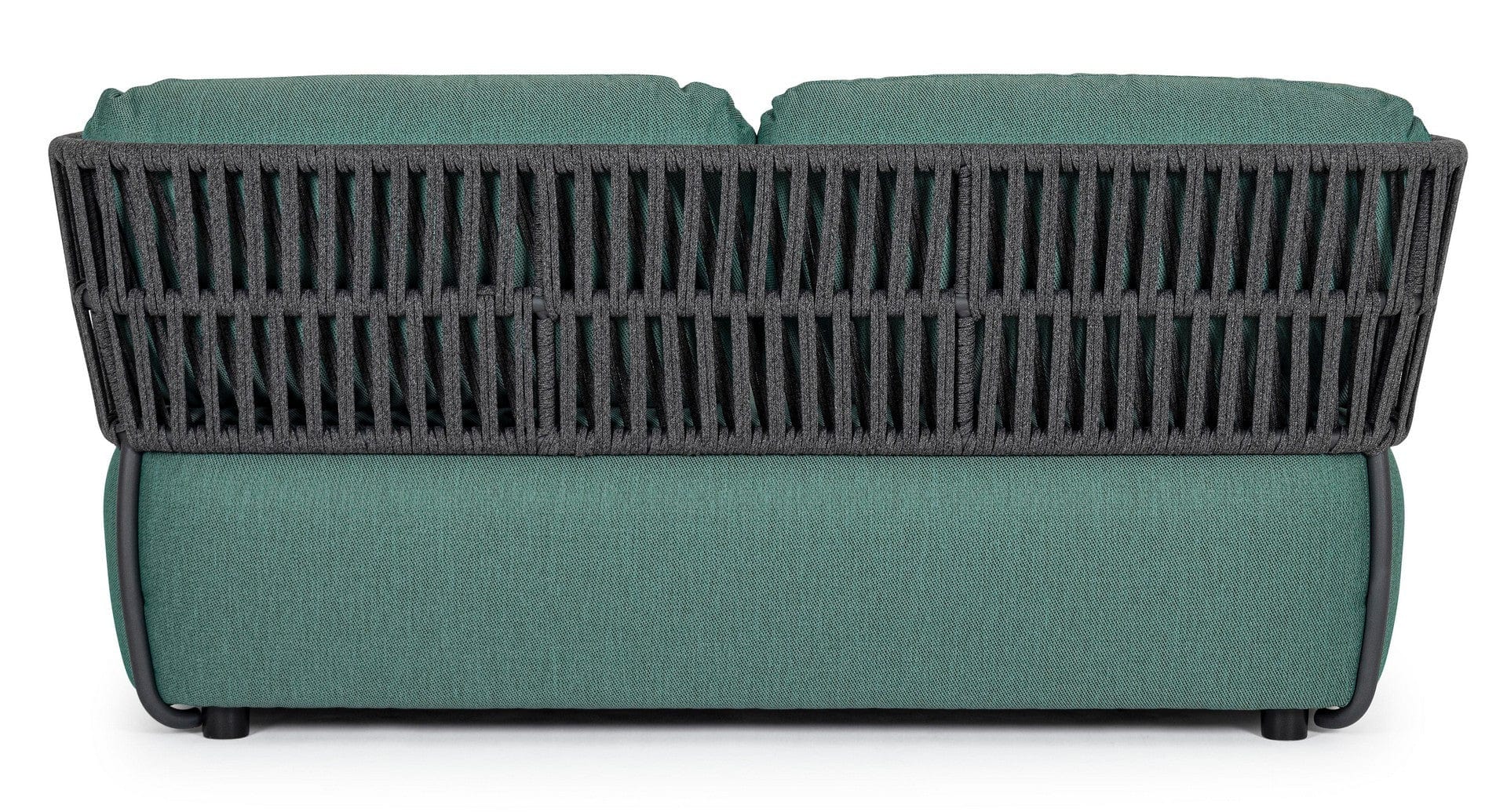 Bizzotto Divano da giardino 2 posti Palmer Verde