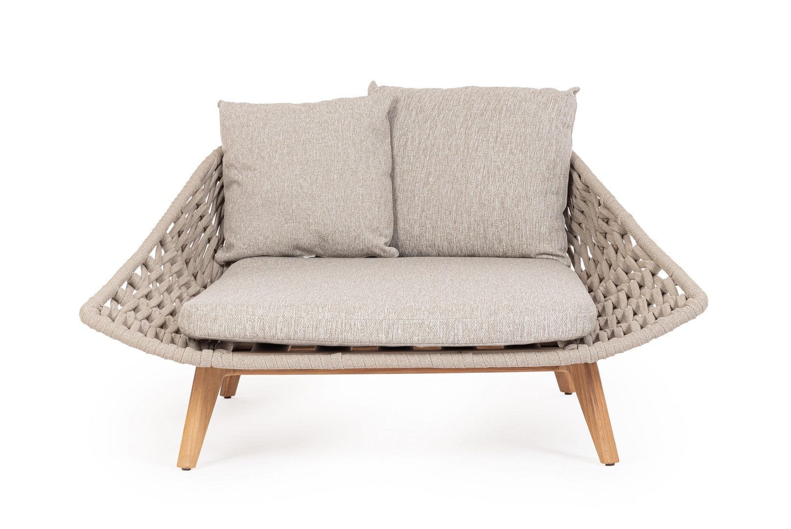 Bizzotto Divano da giardino 2 posti Tamires Beige