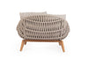 Bizzotto Divano da giardino 2 posti Tamires Beige