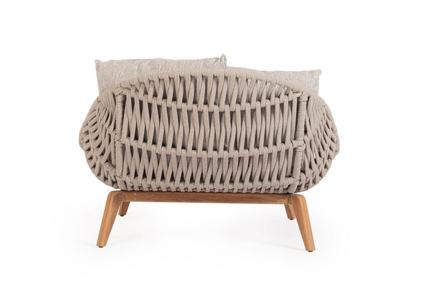 Bizzotto Divano da giardino 2 posti Tamires Beige