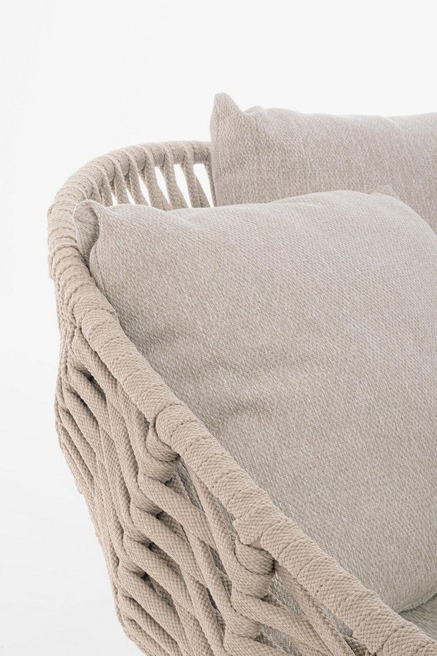 Bizzotto Divano da giardino 2 posti Tamires Beige