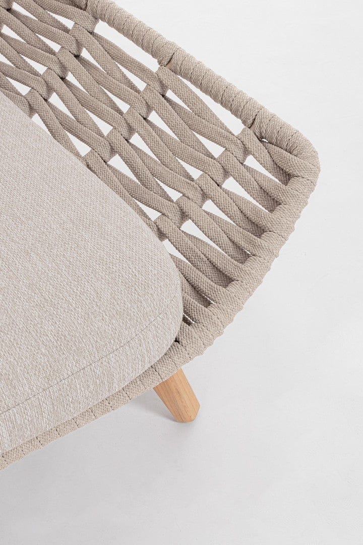 Bizzotto Divano da giardino 2 posti Tamires Beige