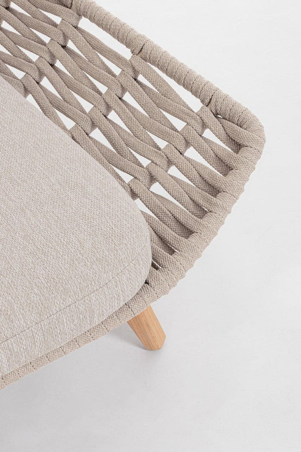 Bizzotto Divano da giardino 2 posti Tamires Beige
