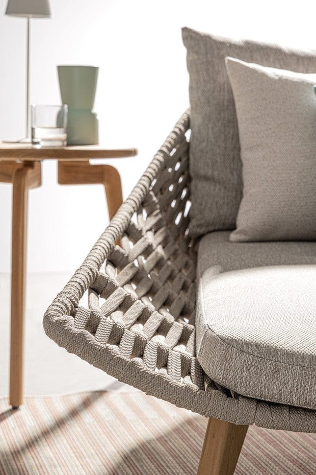 Bizzotto Divano da giardino 2 posti Tamires Beige