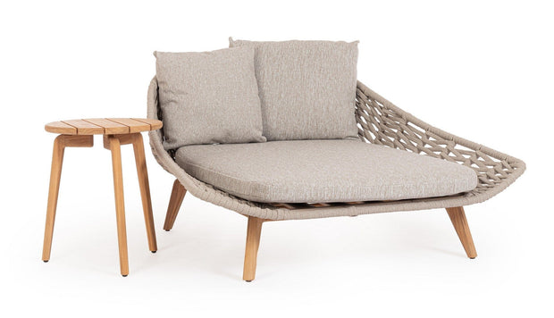 Bizzotto Divano da giardino 2 posti Tamires Beige