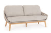 Bizzotto Divano da giardino 2 posti Tamires Beige