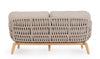 Bizzotto Divano da giardino 2 posti Tamires Beige